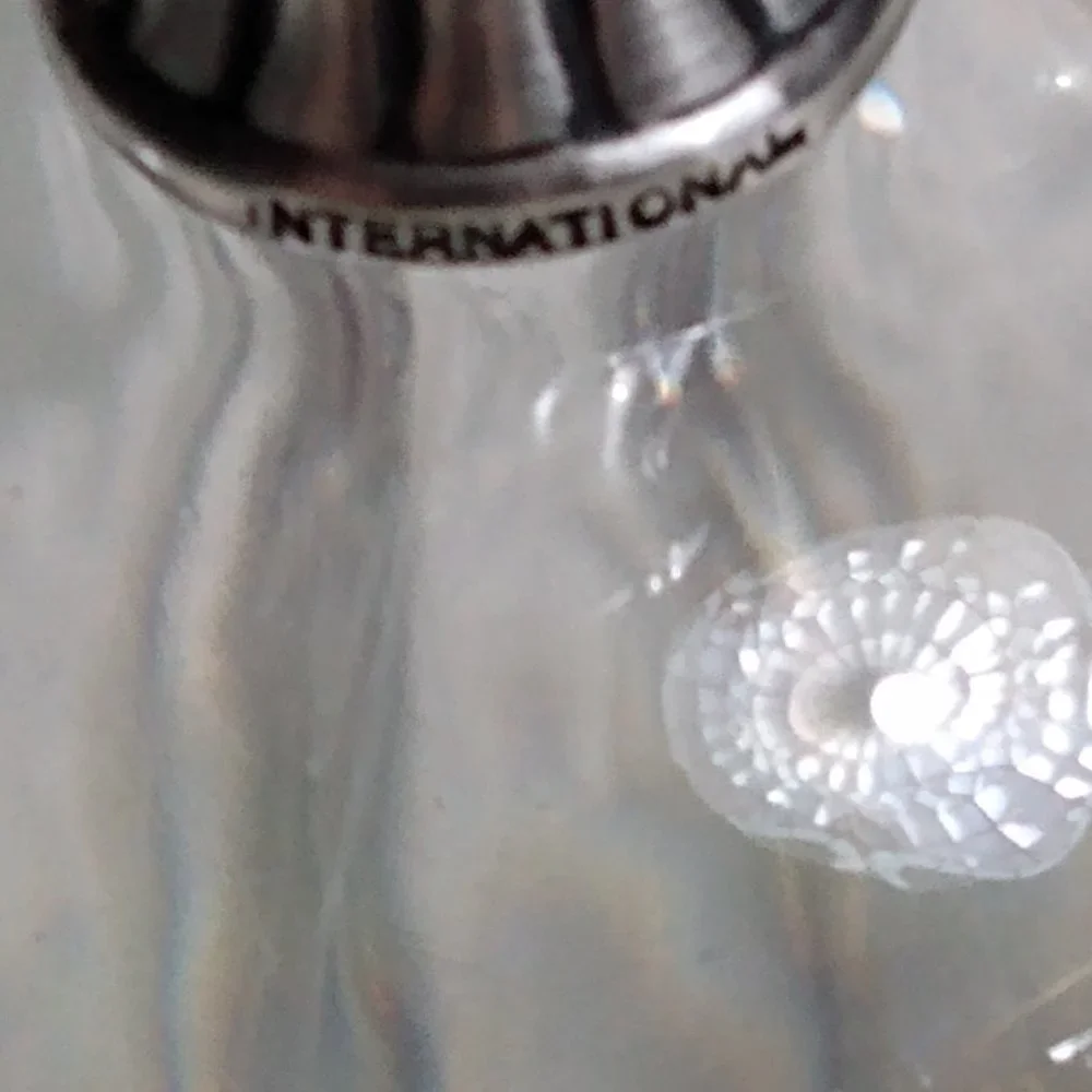 International Sterling Crystal Vanity Jar